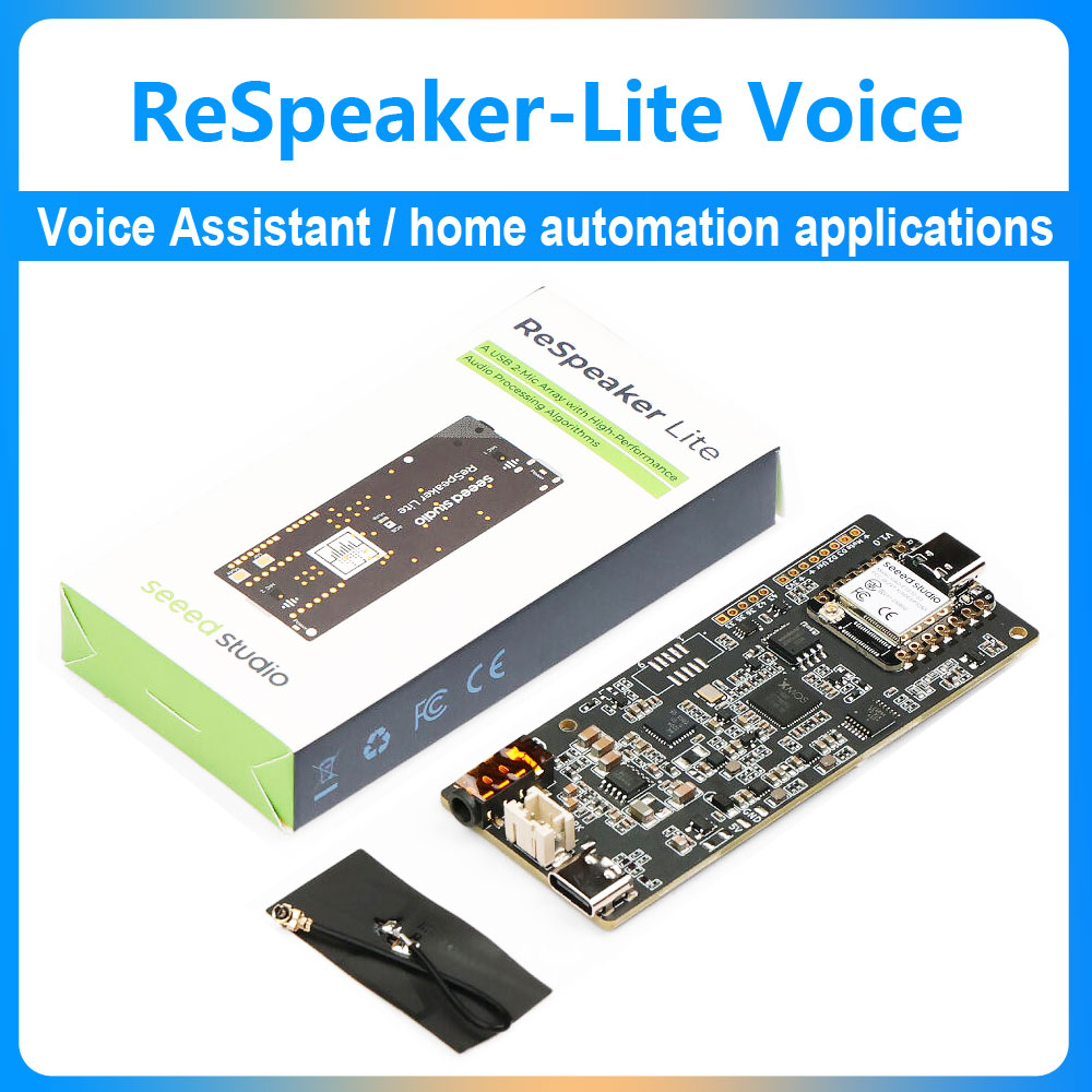 Home Automation With Arduino - Комплект умного голосового помощника ReSpeaker Lite,