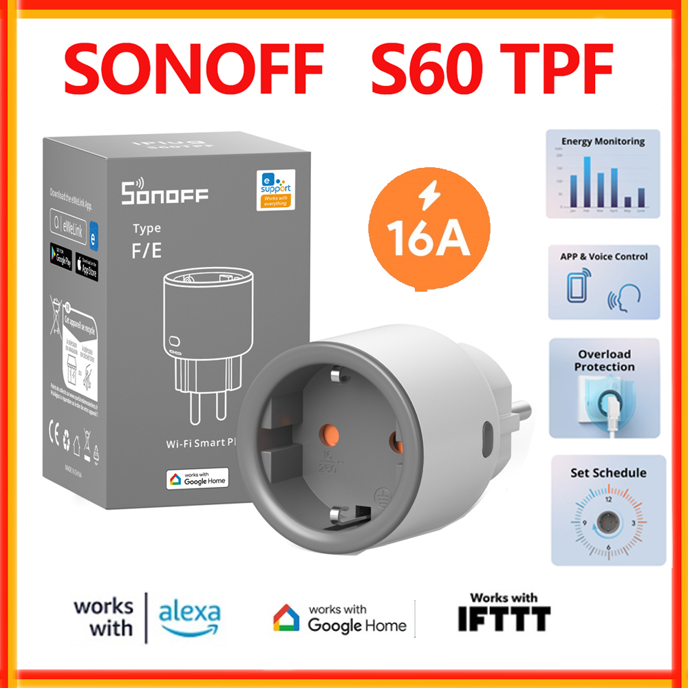 Sonoff Basic Switch - SONOFF S60 TPF EU Wi-Fi Smart