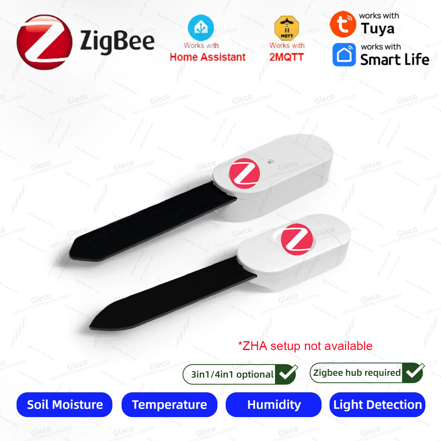 Home Automation Ideas - Датчик влажности почвы Zigbee, измеритель температуры,