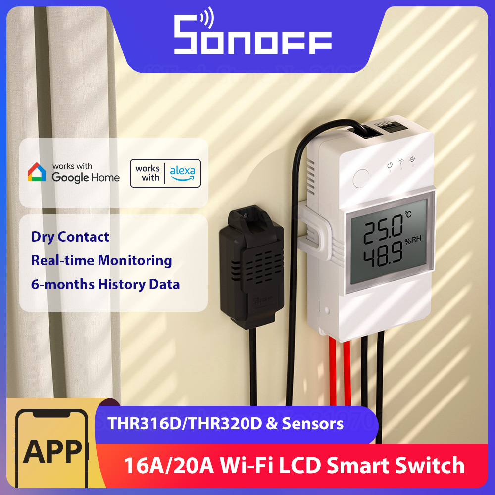 SONOFF THR316D/THR320D Интелле – обзор и цена Sonoff Basic Switch