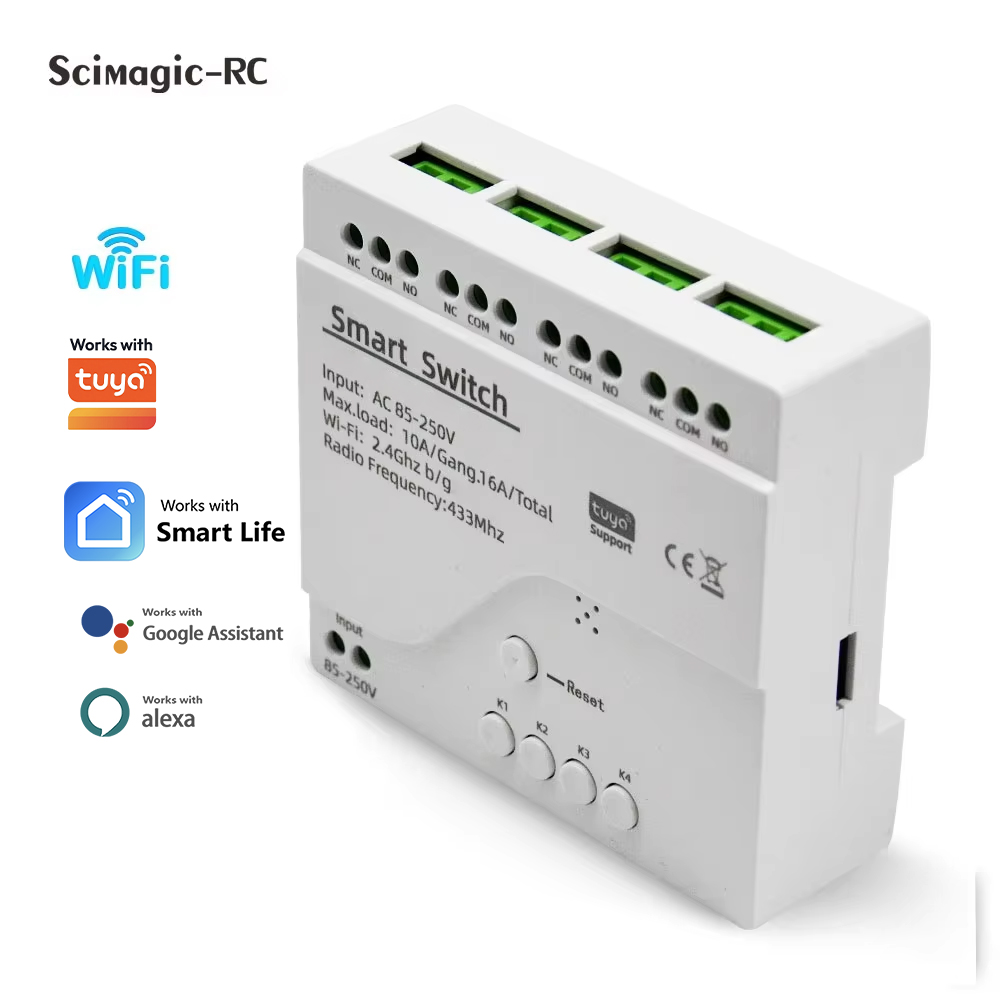 Умный 4-канальный релейный мод – обзор и цена Home Automation Ideas